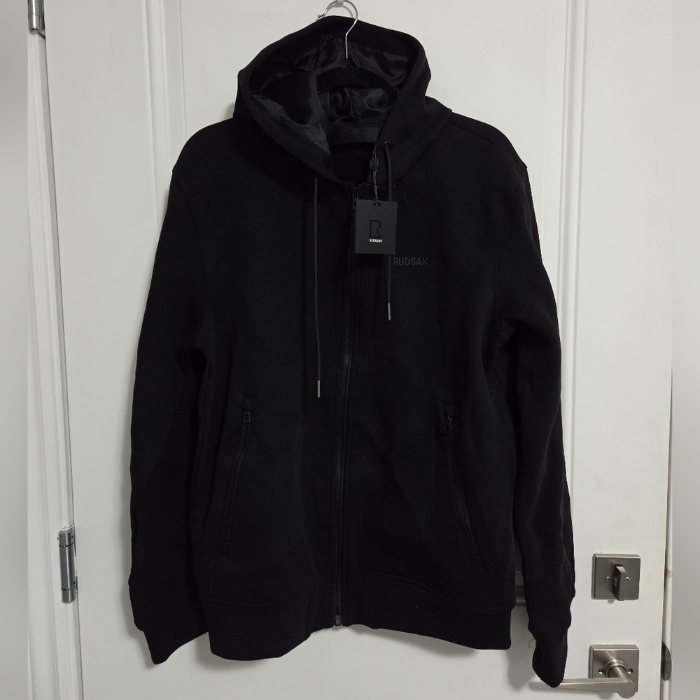 NWT - Rudsak Unisex Levi Zip Up Hoodie - Men Size L/Women Size XL